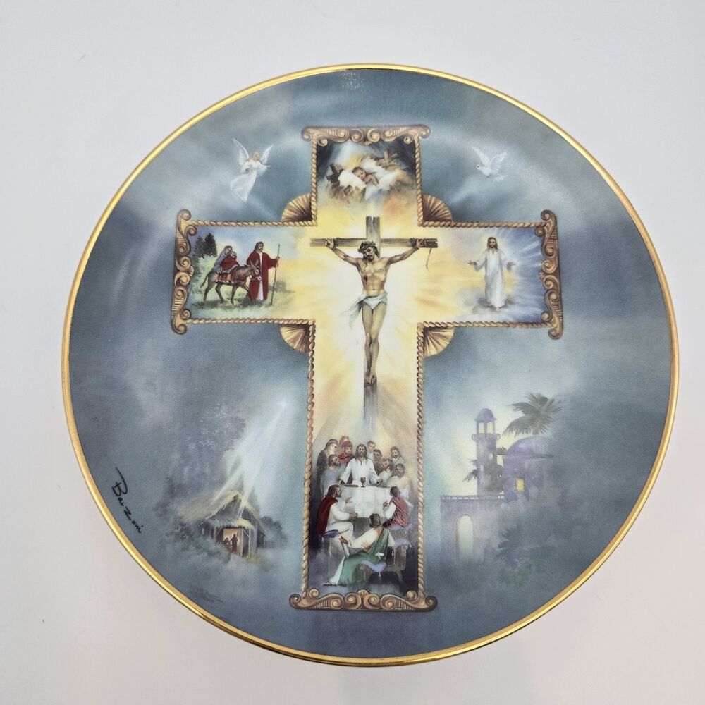 "The Life of Christ" Collector Plate By Barzoni Limited Edition (Franklin Mint)